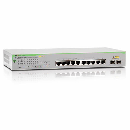 AT-IGS950/10PS-910 |Allied Telesis 1000BASE-T X 8 + 1000BASE-X - AT-IGS950/10PS-910