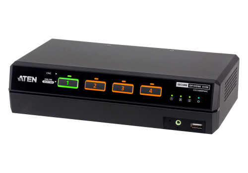 CS1144DPH4C |ATEN CS1144DPH4C 4-Port 5K Dual-Display DisplayPort/HDMI Secure KVM with CAC