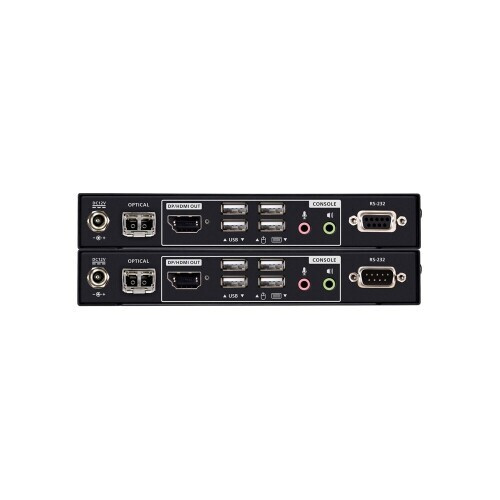 CE980 |ATEN CE980 True 4K DisplayPort/HDMI Optical KVM Extender, 300m