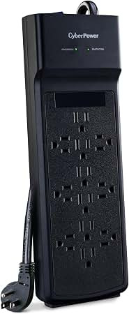 CSB1206 |CyberPower CSB1206 12-Outlet Home Office Surge Protector (Black)
