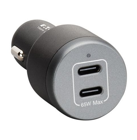 U280-C02-65W |Eaton Dual-Port USB Car Charger, 65W Max - 2 U - U280-C02-65W