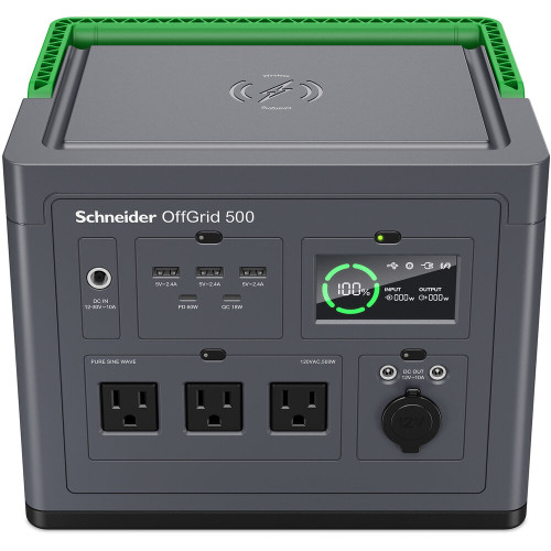 PPS500 |APC Schneider OffGrid 500 Portable Power Station  120V, 517Wh, 500W - PPS500