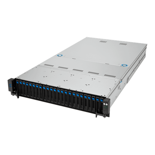 RS521A-E12-RS24U-2KWT |ASUS RS521A-E12-RS24U 2U AMD EPYC 9005 Server, 24-Bay NVMe, 2000W Titanium Redundant PSU - RS521A-E12-RS24U-2KWT