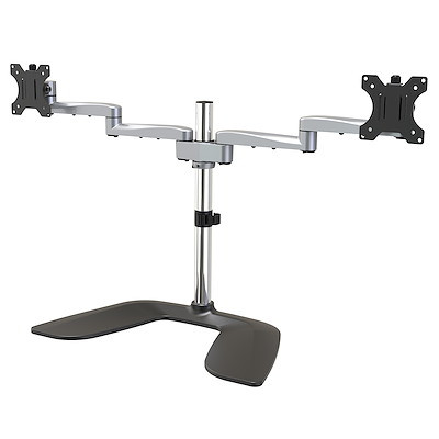 AWM-LTHT-B |Atdec Ora 10 High-Capacity Monitor Arm with F-Clamp, Up to 49", 22 lb, Silver - AWM-LTHT-B