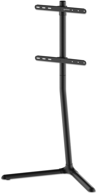 462631 |Manhattan Portable Height-Adjustable Swivel TV Standortable Height-Adjustable Swivel TV Stand, Black - 462631