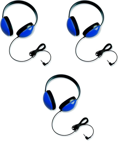 2800BL-CT |Ergoguys Califone Kids 3.5mm Cord Headphone Blue - 2800BL-CT