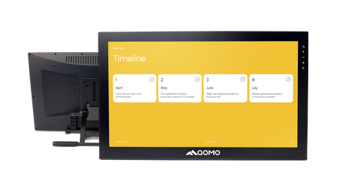 QIT800 F1 |Qomo 24 Interactive LCD Display -4K UHD HDMI In/Out, USB B, USB C - QIT800 F1