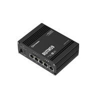 RUTM59000000 |Teltonika Networks RUTM59000000 / Standard package with US PSU, No WI-FI, 5G Backward compatible with 4G (LTE CAT 19), 5 Gbe ports, DUAL SIM Auto-failover, backup WAN,
