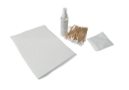 CG01000-373001 |RICOH PFU CLEANING SUPPLIES, F1 CLEANER 100ML BOTTLE, 2 CLEANING CLOTH 20-PACK, 1 CLEANING PAPER 10-PACK, 1 CLEANING SWABS 100-PACK - CG01000-373001