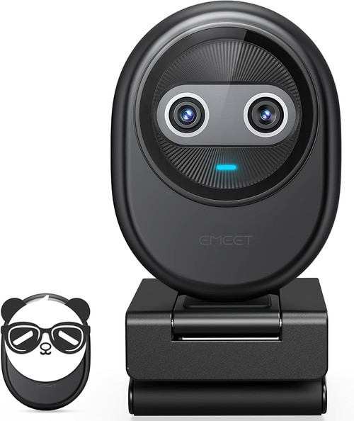 EMDKBB-LD |EMEET Piko Dual-Lens 4K Webcam (Black) - EMDKBB-LD