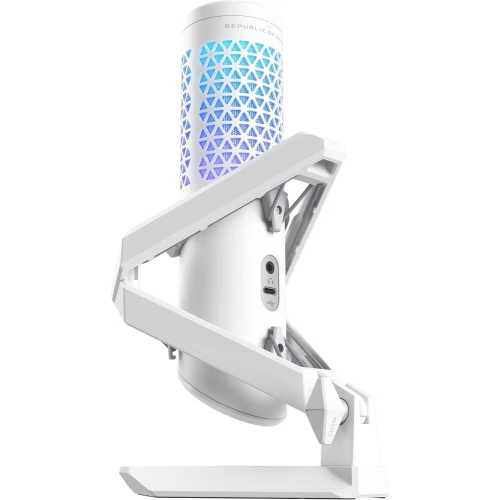 C501 ROG CARNYX/WHT/NA |ASUS ROG Carnyx USB Condenser Gaming Microphone, 25mm, 192kHz/24-bit, RGB, White - C501 ROG CARNYX/WHT/NA
