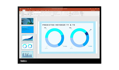 63AAUAR6UZ |Lenovo ThinkVision M14d 14" 2K IPS USB-C Portable Monitor - 63AAUAR6UZ