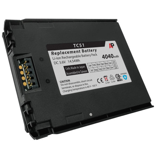 SB-TC51-L |ARTISAN POWER, LLC Replacement Battery for Zebra TC51, TC52, TC56, TC57 Series. TAA-Compliant. - SB-TC51-L