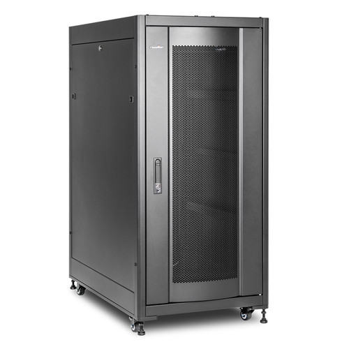 Y10E064-B2 |Rocstor SolidRack R3103 G2 25U Rack with sides Enclosure - 600mm x 1000mm x 25U - Include Doors & Sides - 1760 lb Capacity - Adjustable Depth - Assembled - - Y10E064-B2