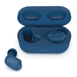 AUD013FQBL , Belkin SOUNDFORM Play True Wireless Earbuds, AUC005 Headset True Wireless Stereo (TWS) In-ear Music Bluetooth Blue - AUD013FQBL