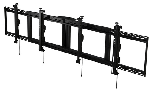 DS-MBZ947L-2X1 , Peerless DS-MBZ947L-2X1 Signage Display mount 48" Black