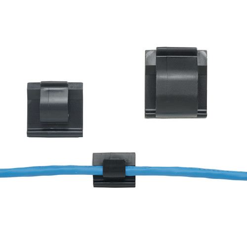 ACC62-A-C20 , Panduit ACC62-A-C20 Adhesive-Backed Cord Clip, 0.62" (15.7mm) Bundle Diameter, Black Nylon