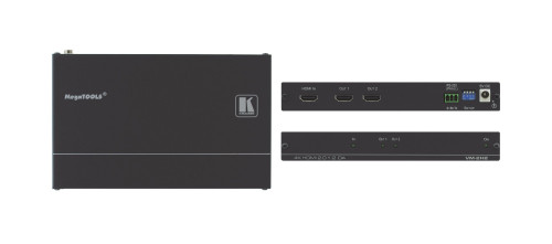 10-804080190 , Kramer Electronics VM-2H2 Video line amplifier Black - 10-804080190