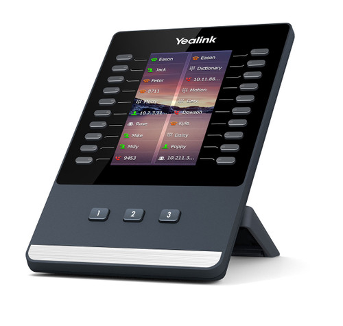 EXP43 , Yealink EXP43 IP add-on module Black, Gray 23 buttons