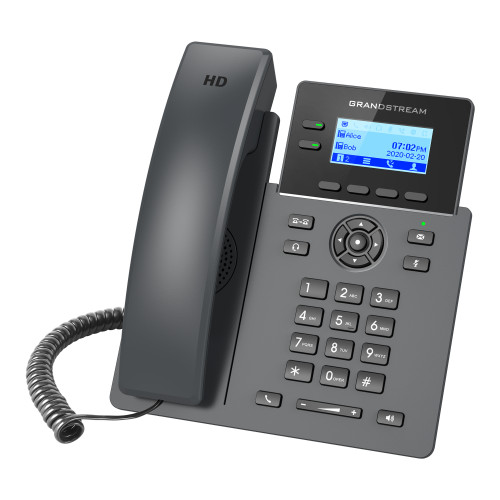 GRP2602P , Grandstream Networks GRP2602P IP phone Black 2 lines LCD