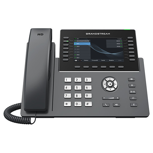 GRP2650 , Grandstream Networks GRP2650 IP phone Black 14 lines TFT Wi-Fi