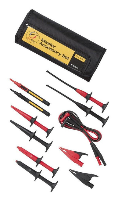 TLK-225 , Fluke TLK-225 SureGrip Master Accessory Set, 13-Piece Test Lead and Probe Kit