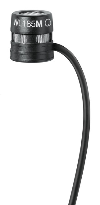 WL185MB/C-LM3 , Shure WL185M Black Lavalier/Lapel Microphone - WL185MB/C-LM3