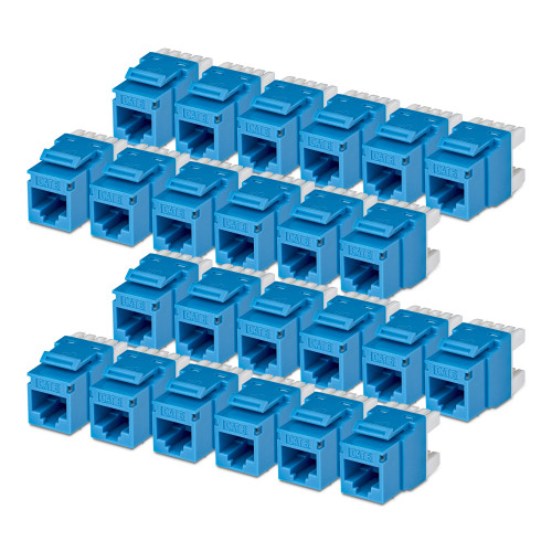 C6KEY110180BL24PK , StarTech.com C6KEY110180BL24PK keystone module