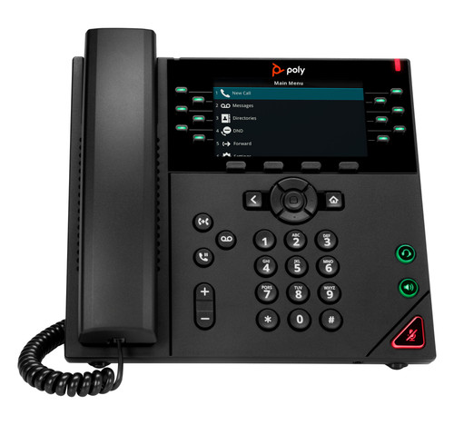2200-48840-001 , HP Poly VVX 450 12-Line IP Phone and PoE-enabled with Power Supply - 2200-48840-001