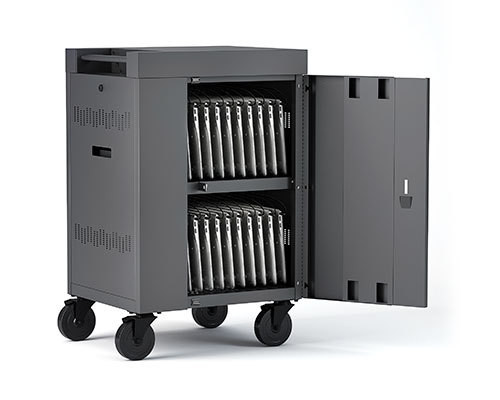 TVCM20PAC-CK , Bretford TVCM20PAC-CK portable device management cart/cabinet Charcoal