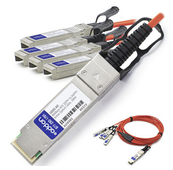 QSFP-4X10G-AOC3M-AO , AddOn Networks QSFP-4X10G-AOC3M-AO InfiniBand/fibre optic Cable 118.1" (3 m) QSFP+ 4xSFP+