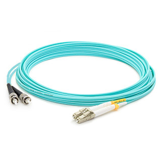 ADD-ST-LC-15M5OM4 , AddOn Networks Add-On Computer Peripherals (ACP) InfiniBand/fibre optic Cable 590.6" (15 m) ST LC Blue - ADD-ST-LC-15M5OM4