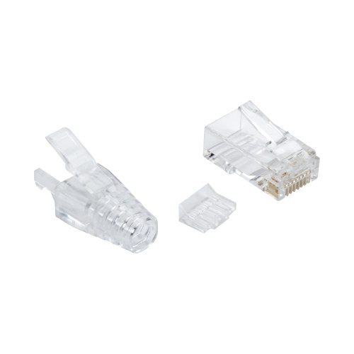 FMTP6A-CL-100PAK , Black Box FMTP6A-CL-100PAK wire connector RJ-45 Transparent