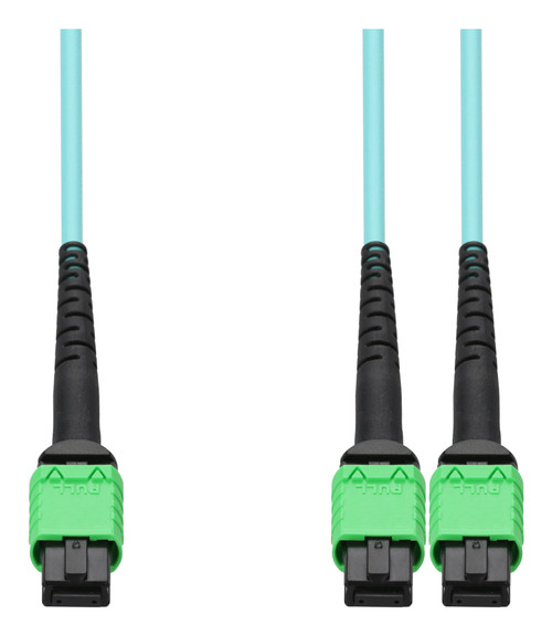 MFP7E20-N005-AO , AddOn Networks MFP7E20-N005-AO InfiniBand/fibre optic Cable 196.9" (5 m) MPO 2x MPO MMF Aqua color, Green