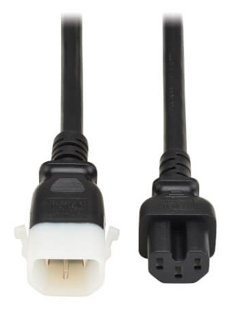 P018-E03-6 , Eaton P018-E03-6 Power Cable Black 35.4" (0.9 m) C14 coupler C15 coupler