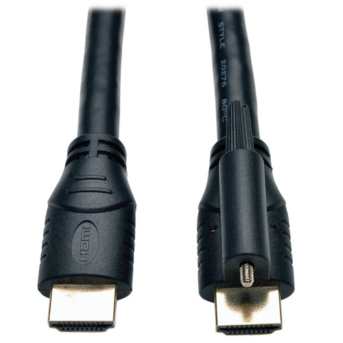 P569-015-LOCK , Tripp Lite P569-015-LOCK HDMI Cable 179.9" (4.57 m) HDMI Type A (Standard) Black