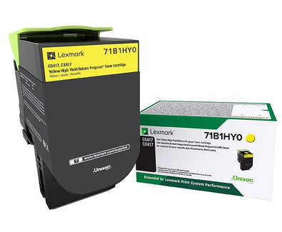 71B1HY0 , Lexmark 71B1HY0 Toner Cartridge 1 pc(s) Original Yellow