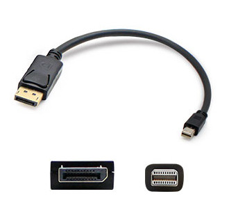 MINIDP2DPMM6-5PK , AddOn Networks MINIDP2DPMM6-5PK DisplayPort Cable 71.7" (1.82 m) Mini DisplayPort Black