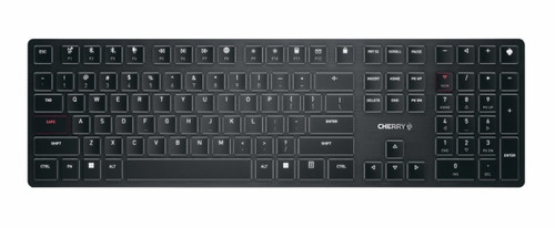 G8U-27000LTBUS-2 , CHERRY KW X ULP keyboard Home/Office USB + RF Wireless + Bluetooth QWERTY US English Black, Gray - G8U-27000LTBUS-2
