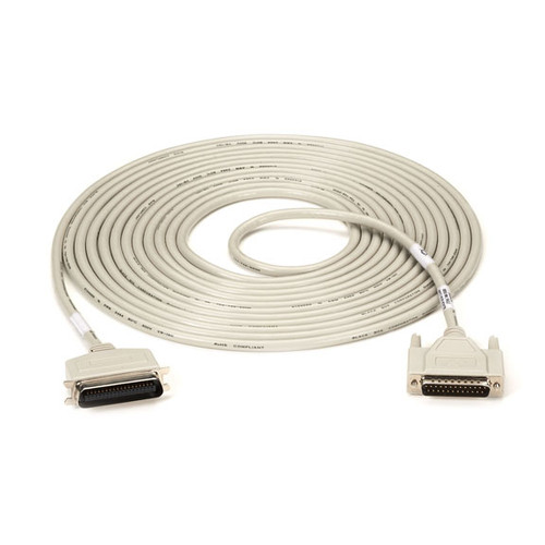 BC00205 , Black Box BC00205 serial Cable White 299.2" (7.6 m) Centronics DB25