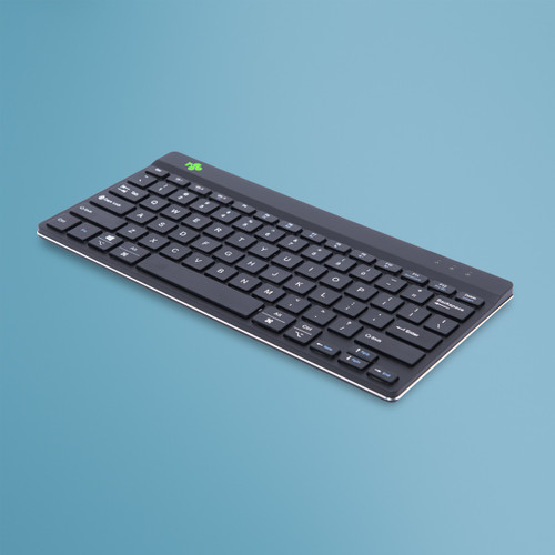 RGOCOUSWLBL , R-Go Tools Ergonomic keyboard R-Go Compact Break, compact keyboard with break software, QWERTY (US), Bluetooth, black - RGOCOUSWLBL