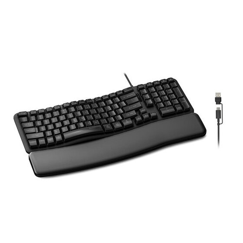 K72506NA , Kensington KB620-W keyboard Home/Office USB QWERTY Black - K72506NA