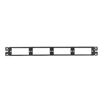 CFAPPBL1 , Panduit CFAPPBL1 Opticom Fiber Patch Panel, Flat, 1U, Black, Holds Up to 4 Fiber Adapter Panels