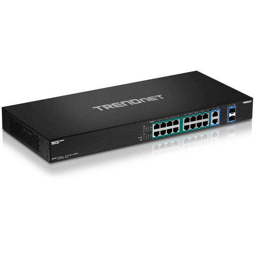 TPE-TG182F , Trendnet TPE-TG182F v1.0R Unmanaged Gigabit Ethernet (10/100/1000) Power over Ethernet (PoE) 1U Black