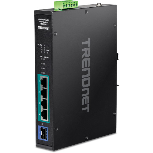 TI-PGM541 , Trendnet TI-PGM541 network switch Gigabit Ethernet (10/100/1000) Black