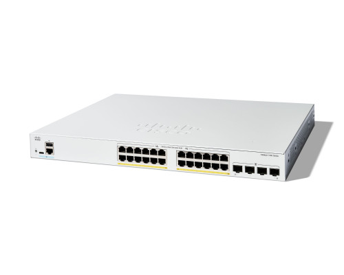C1300-24FP-4G , Cisco Catalyst 1300 Managed L2/L3 Gigabit Ethernet (10/100/1000) Power over Ethernet (PoE) Gray - C1300-24FP-4G