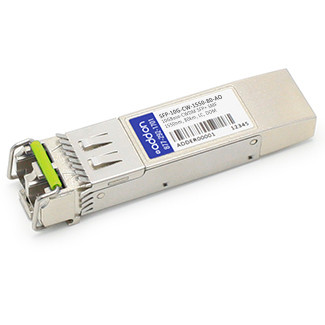 SFP-10G-CW-1550-80-AO , AddOn Networks SFP-10G-CW-1550-80-AO network transceiver module Fiber optic 10000 Mbit/s SFP+ 1550 nm