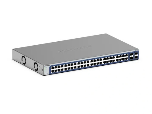 GS748T-600NAS , NETGEAR GS748T Managed L2/L3/L4 Fast Ethernet (10/100) 1U Black - GS748T-600NAS