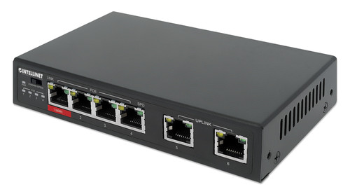 561686 , Intellinet 561686 network switch Fast Ethernet (10/100) Power over Ethernet (PoE) Black