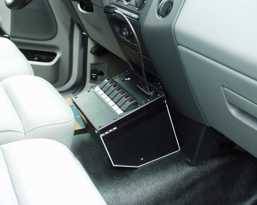 C-AS-840-11 , Havis 8" Angled Series Console for Light Trucks & SUVs - C-AS-840-11